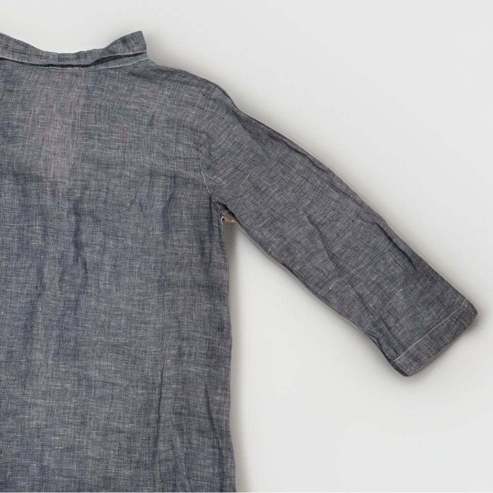 CP Shades Kendall Linen Tunic Blouse Top Size SMALL Lagenlook Coastal Minimalist - Picture 9 of 9